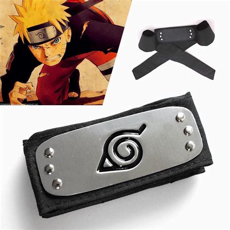 Naruto Konoha Itachi Achi Head Protector Headgear Headband For Cosplay