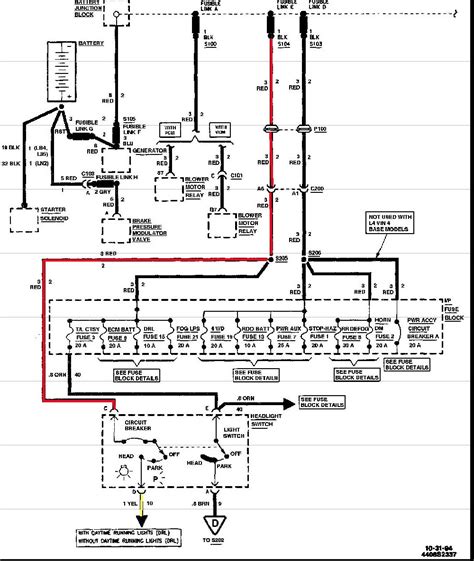95 S10 Wiring Diagram Engine Compartment