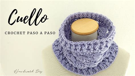 Cómo Tejer Cuello A Crochet Fácil Y Rápido Bufandas Tejidas A Mano