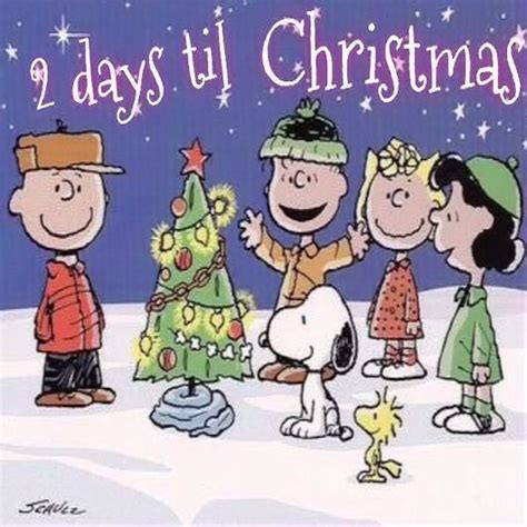2 Days Til Christmas Quotes Quote Charlie Brown Snoopy Christmas