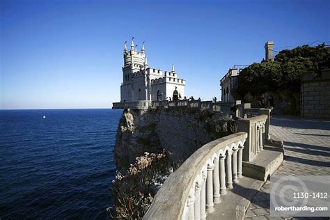 Swallows Nest Castle Yalta Crimea Stock Photo
