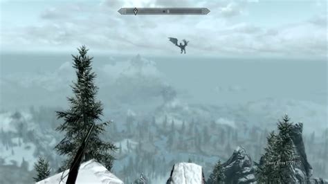 Funny Skyrim Dragon Glitch Youtube