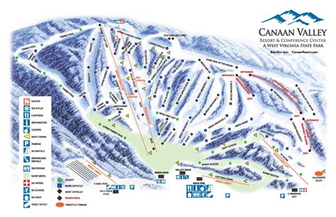 Canaan Valley Trail Map Liftopia