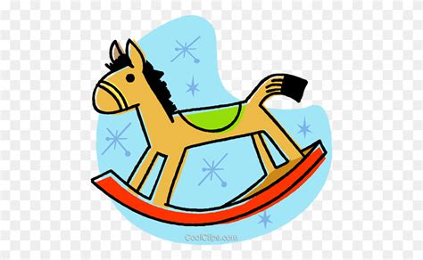 Rocking Horse Royalty Free Vector Clip Art Illustration Rocking Horse