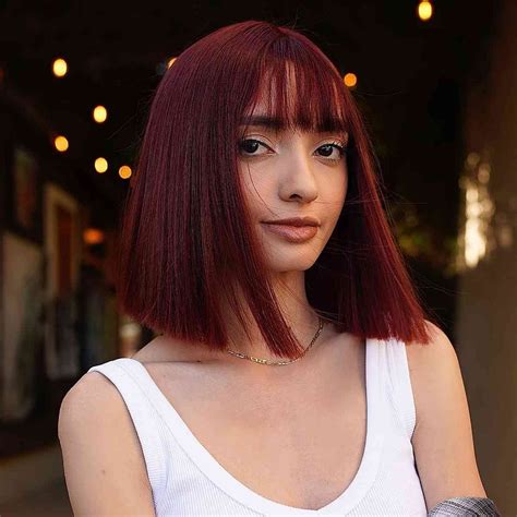 Top 34 Stunning Burgundy Hair Color Shades Of 2022 Purple Red Hair