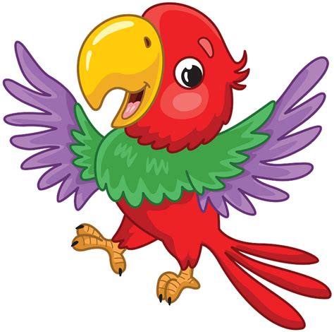 Jungle Parrot Clipart