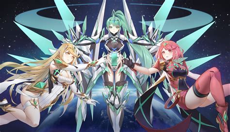 Pyra Mythra And Pneuma Xenoblade Chronicles And More Drawn By