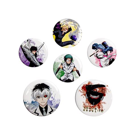 Tokyo Ghoulre 6x Pins Gameloot