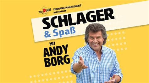 Andy Borg sorgt mit seiner Schlagerspass Tournee für ausverkaufte Hallen SCHLAGERfieber de