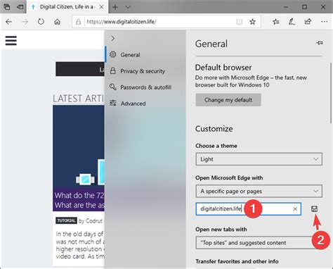 How To Set A Page Or More As Your Homepage In Microsoft Edge Digital