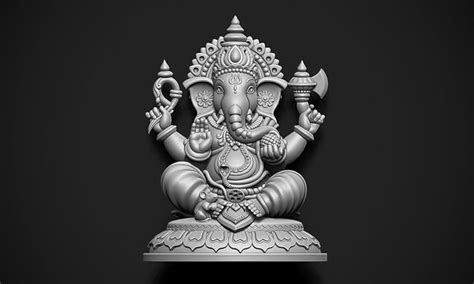 Ganesha Idol 3d Model 3d Printable Cgtrader