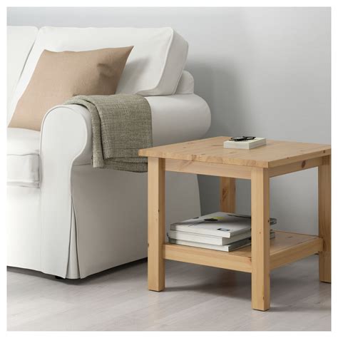 The height of the table affects both the look and function of the table. Furniture and Home Furnishings | Ikea side table, White side tables, Black side table