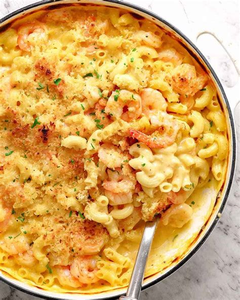 Garlic Shrimp Mac And Cheese Mytaemin