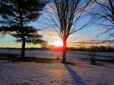 Beautiful Winter Morning Photograph By Tina M Wenger Fine Art America