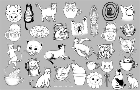 Gristle Tattoo In Brooklyn Is Offering A Day Of Discounted Cat Tattoos