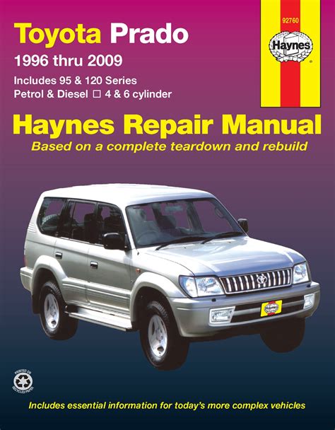 Haynes Toyota Landcruiser Prado 95 And 120 Manual