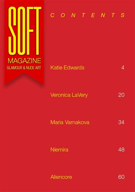 Soft Magazine May Veronica Lavery Nude Art Magazines