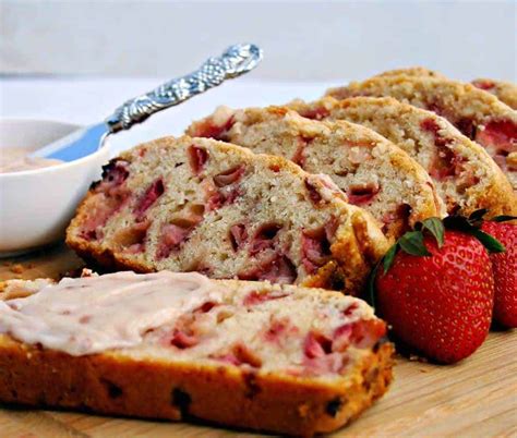 Strawberry Bread Served With Strawberry Butter Life Love And Good Food