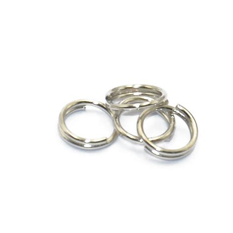 Pack 200 Steel Metal Plated Split Rings Key Chain Key Rings Small Rings