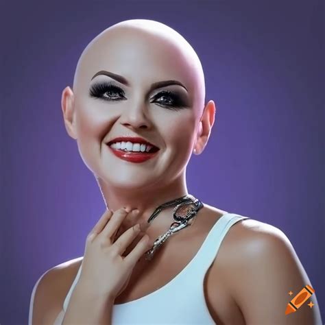Portrait Of Crystal Gayle With A Shaved Head