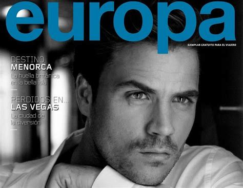 Dani Martín en la portada del número de agosto de la revista europa