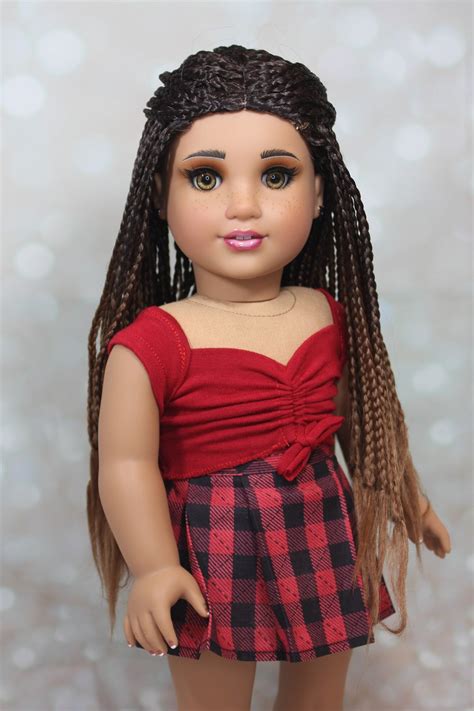 ooak custom american girl doll delaney evette custom etsy