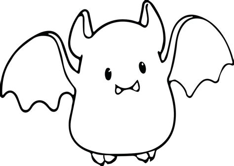 Cartoon Bat Coloring Pages At Free Printable