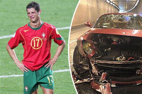 Cristiano Ronaldo Dead That Car Crash That Almost Killed Off Portugals Best Player Daily Star