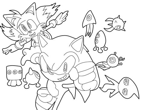 Desenhos Do Sonic Para Colorir E Pintar Sonic The Hedgehog Pra