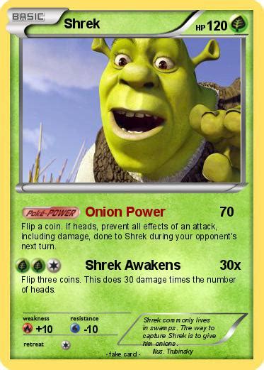 Pokémon Shrek 494 494 Onion Power My Pokemon Card