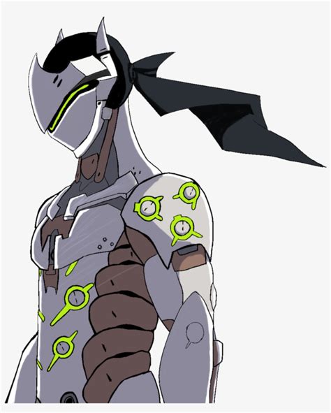 Genji The Cyborg Ninja By Zemroth On Deviantart Vector Genji Drawing