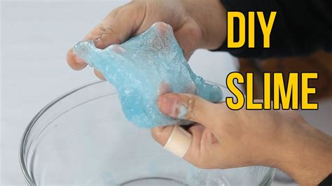 How To Make Slime With Laundry Detergent Science Experiment Youtube