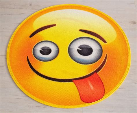 Smily Emoji Grimace Face Around 67 Cm Etsy
