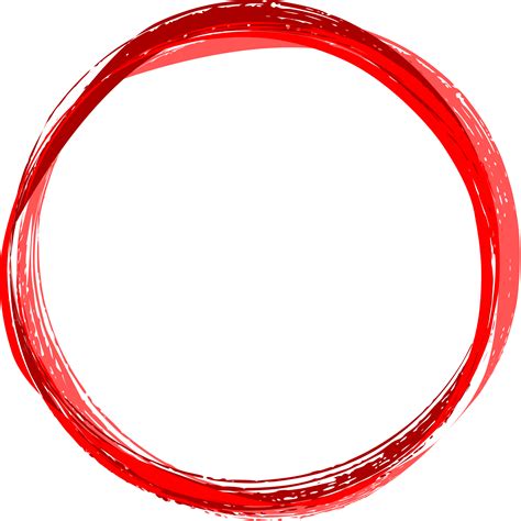 Brush Stroke Circle Png