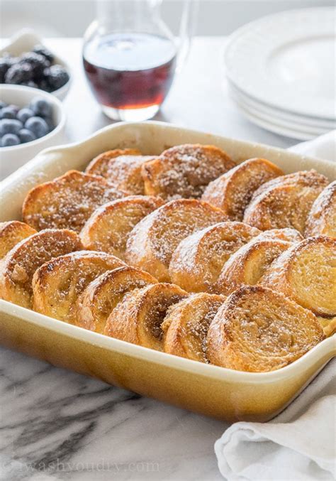 Simple French Toast Bake I Wash You Dry