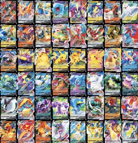 PokÉmon Card Lot 100 Authentic PokÉmon Cards Wgx Ex Hyper Mega V Vmax