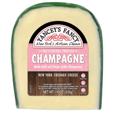 Champagne Cheddar Cheese Yanceys Fancy