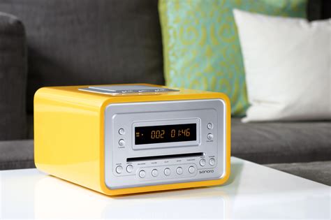 Radio-despertador con lector CD Sonoro Cubo | sarte audio