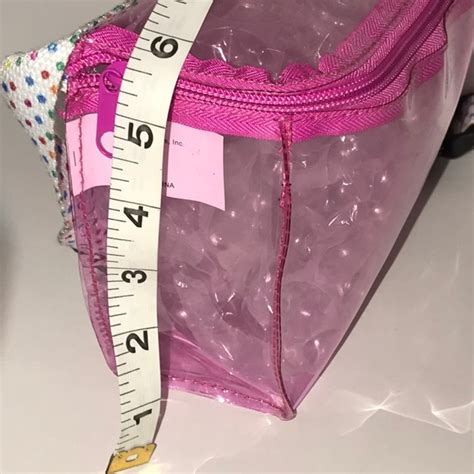 Target Bags By Targetclear Pink Vinyl Fanny Pack Wpolka Dots Poshmark