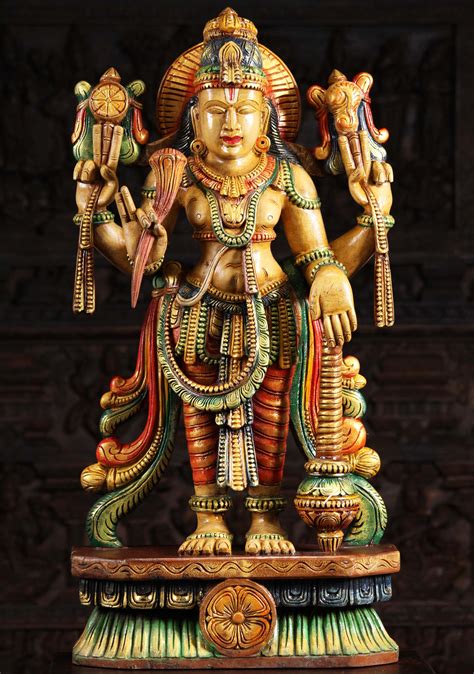 Shiva Parvati D Images Vishnu Wood Buddha Statue Bodrumwasual