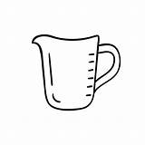 Cup Outline Blank Mug Vector Jug Measuring Clip Illustrations Empty Returned Zero Sorry Results Icon sketch template