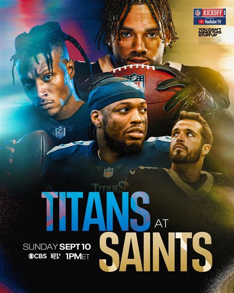 Tennessee Titans At New Orleans Saints Poster Is Out Winzir