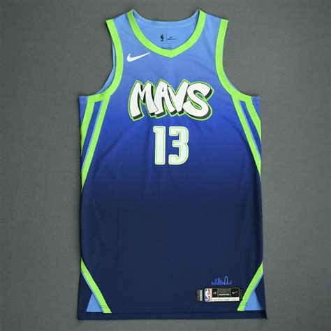Jalen Brunson - Dallas Mavericks - Game-Worn City Edition Jersey