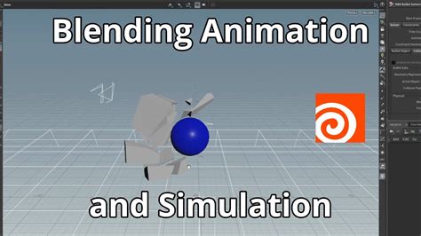 Blending Animation And Simulation In The Bullet Solver In Houdini Youtube
