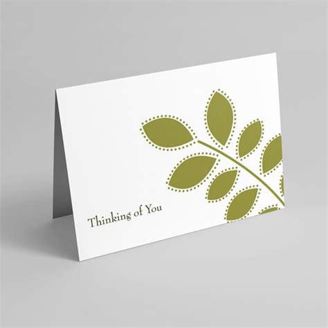 Thinking Of You Foliage Sympathy Greeting Cards By Cardsdirect