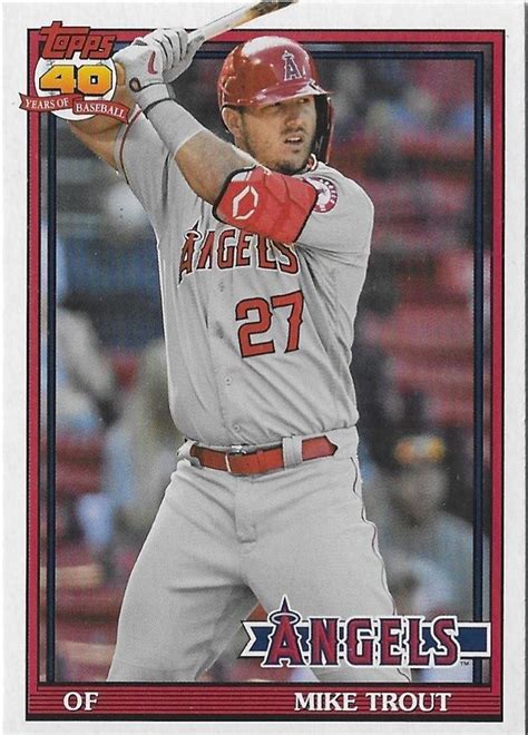 2021 Topps Archives 200 Mike Trout Trading Card Database