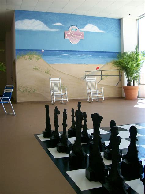 The Grand Hotel on 21st Street features Ocean City's largest chess