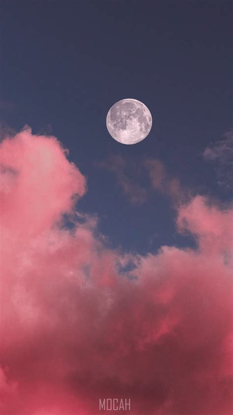 Night Sky Moon Full Moon Cloud Daytime Samsung Galaxy Note 3