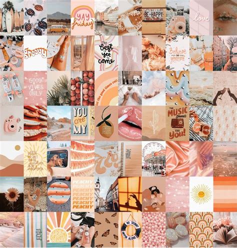 Boho Dreamy Wall Collage Kit Digital Download V1 Boujee Wall Etsy In