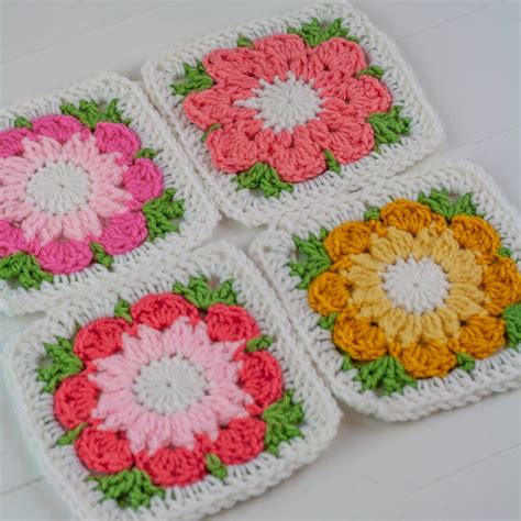 Crochet Flower Granny Square Pattern Video Winding Road Crochet